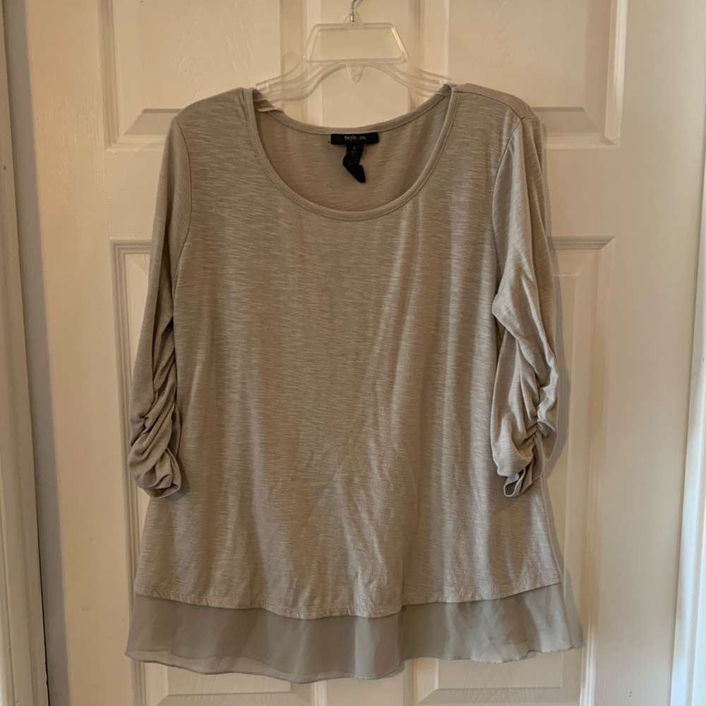 Style & Co long sleeve blouse